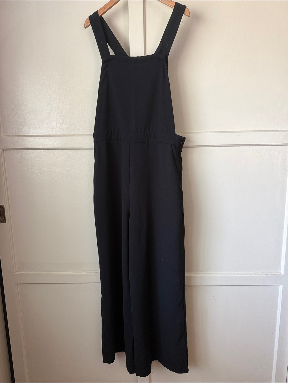 Katie Sturino x Stitch Fix Classic Black Wide-Leg Bib Jumpsuit